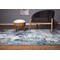 World Rug Gallery Distressed Abstract Blue/Gray/Ivory Runner Rug 2'x7' Runner 2085BLUE2X7 - alternate 2